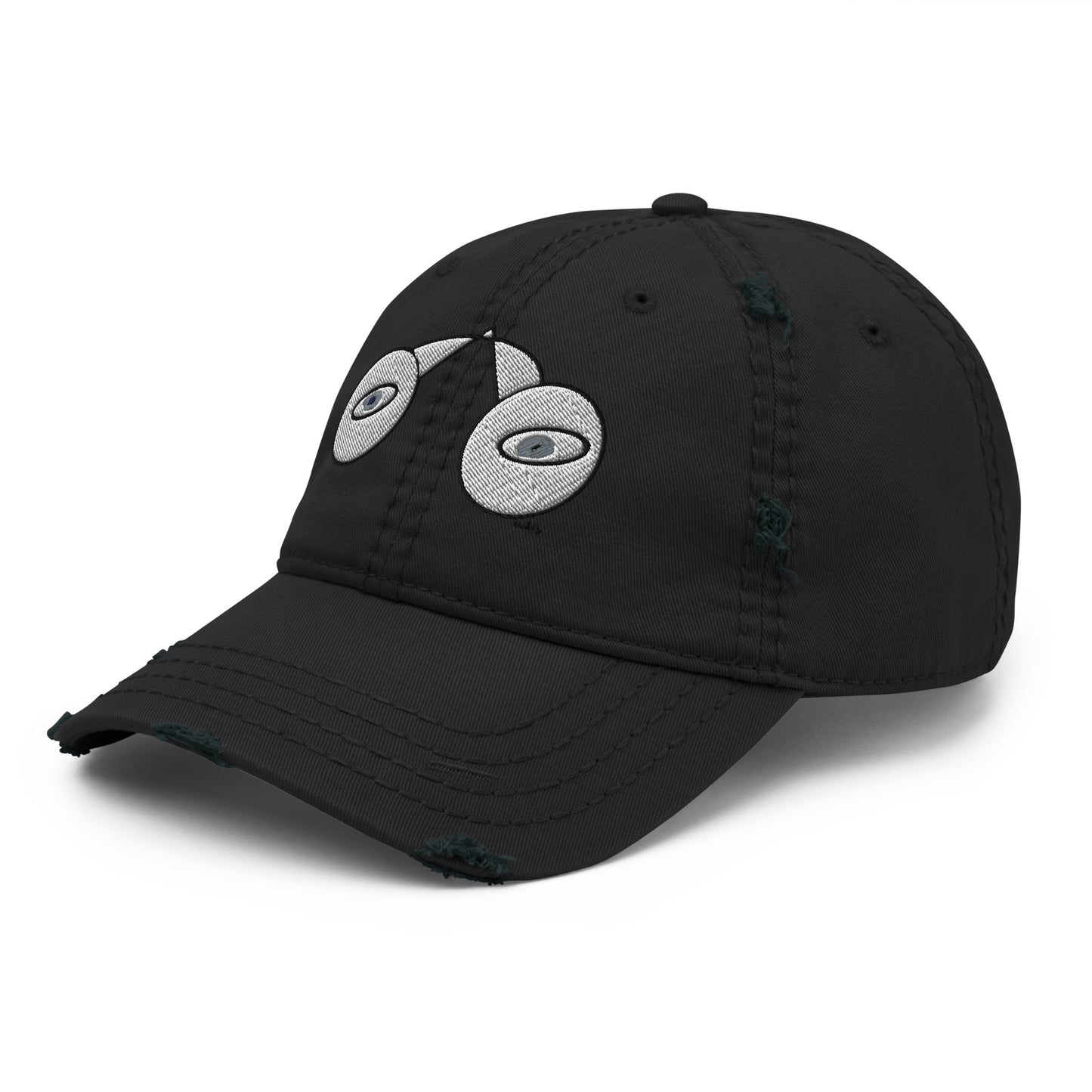 Look Kenneth Wilan Design Distressed Baseball Hat