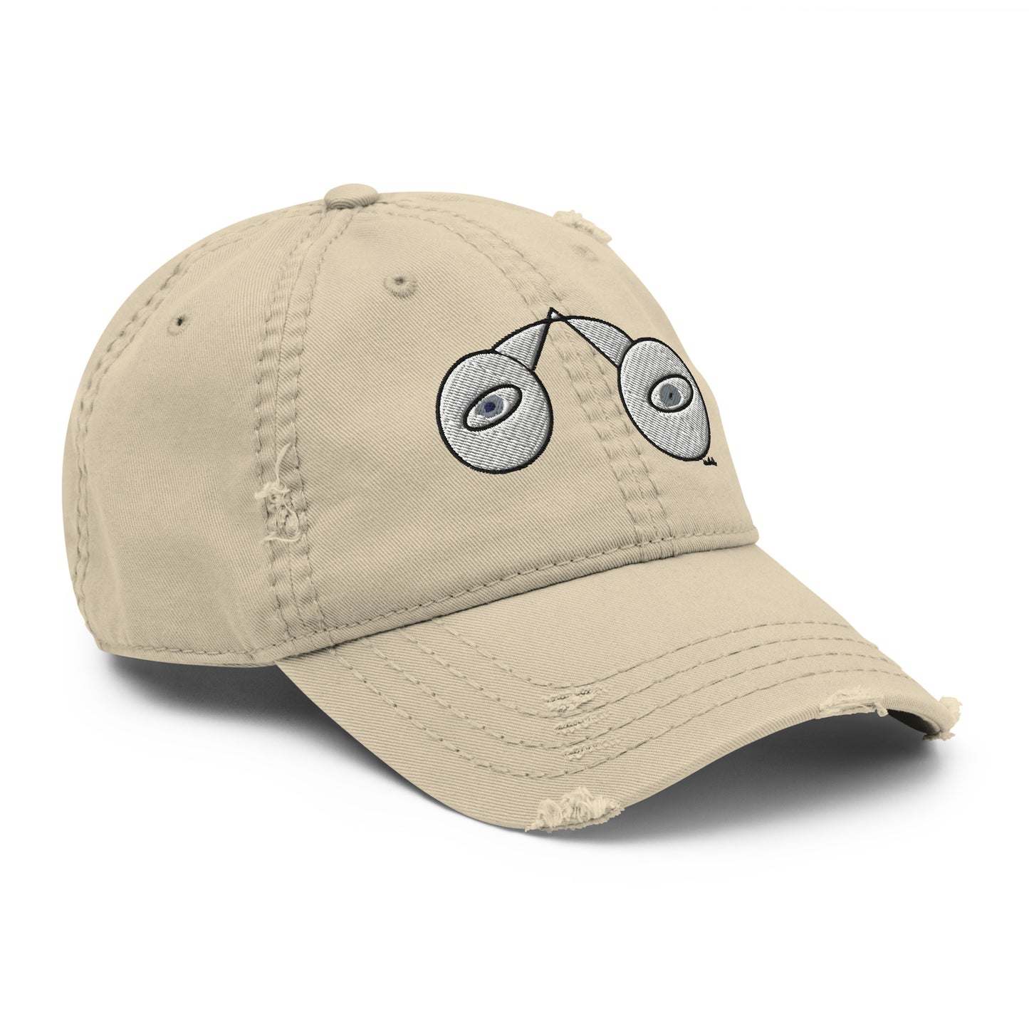 Look Kenneth Wilan Design Distressed Baseball Hat