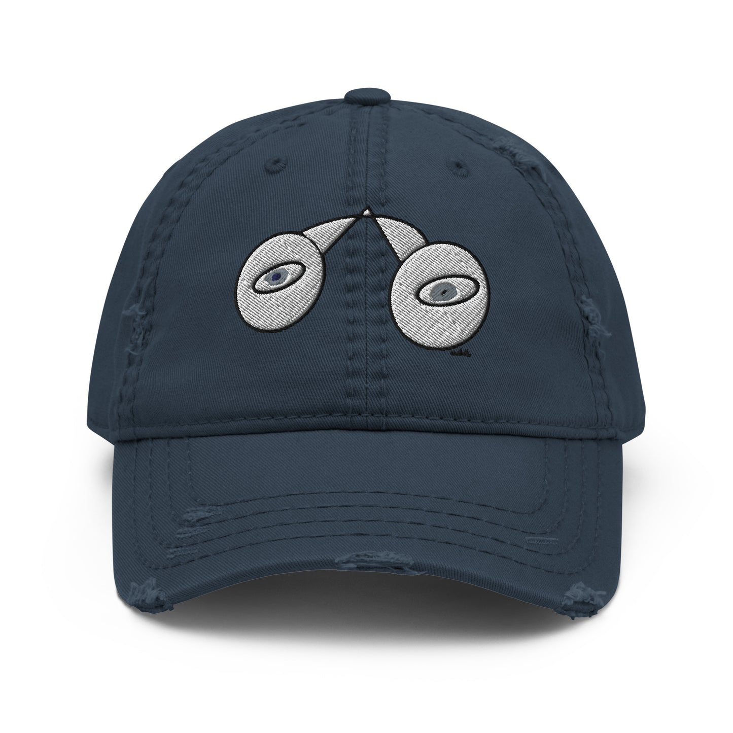 Look Kenneth Wilan Design Distressed Baseball Hat