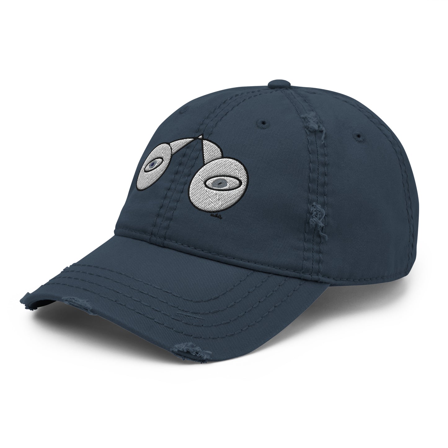 Look Kenneth Wilan Design Distressed Baseball Hat
