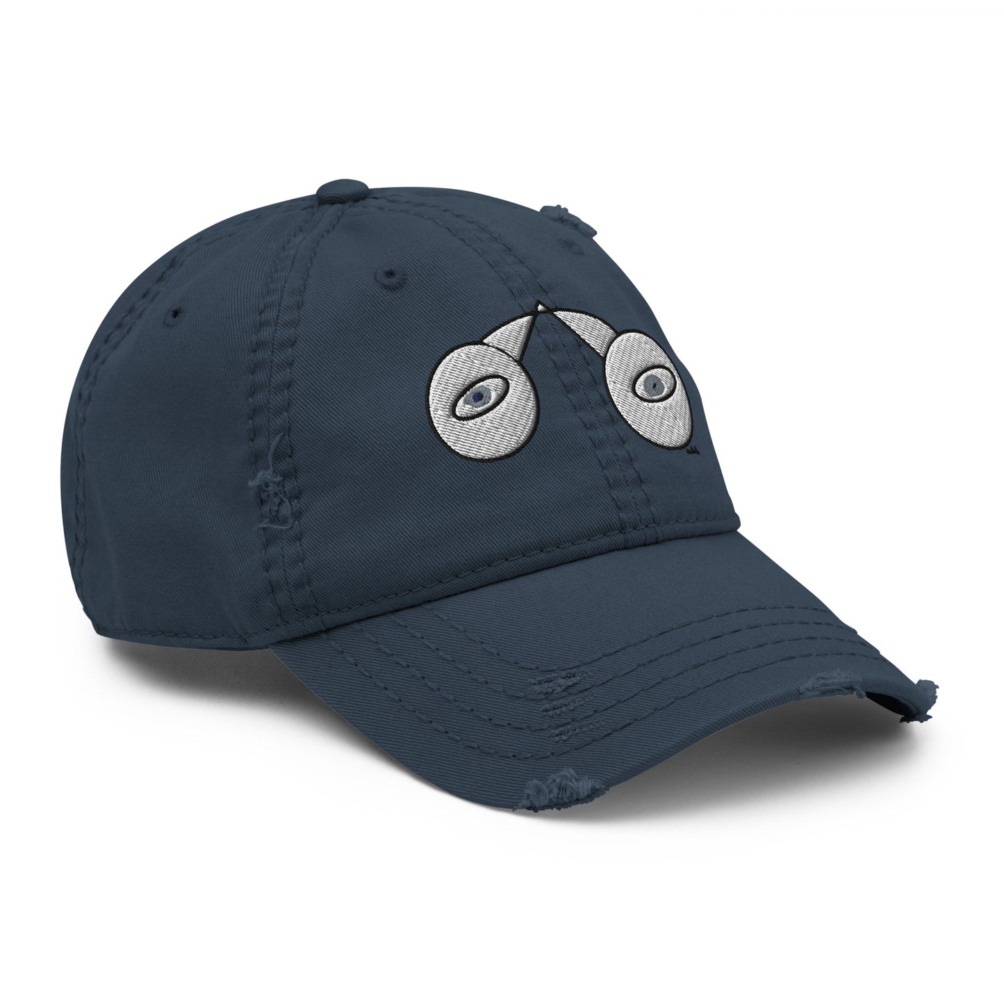 Look Kenneth Wilan Design Distressed Baseball Hat