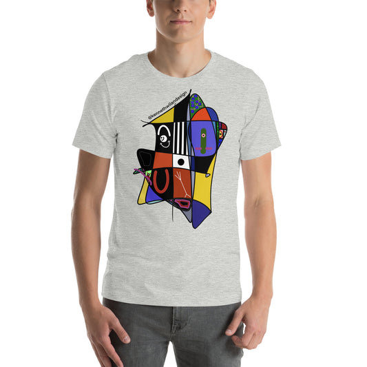 Face 6 Kenneth Wilan Design Unisex T-shirt