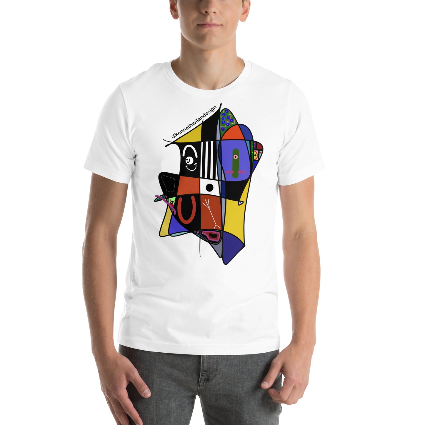 Face 6 Kenneth Wilan Design Unisex T-shirt