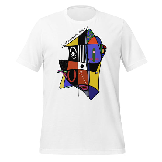 Face 7 Kenneth Wilan Design Unisex T-shirt