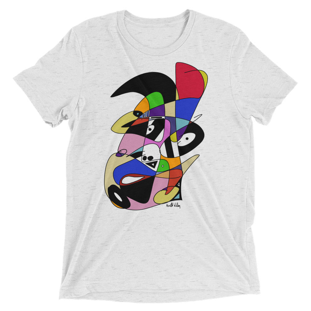 Face Colors 4 t-shirt Kenneth Wilan Design