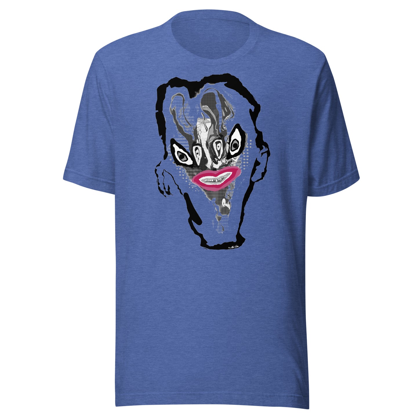 Creature Unisex T Shirt Pink Black White Kenneth Wilan Design